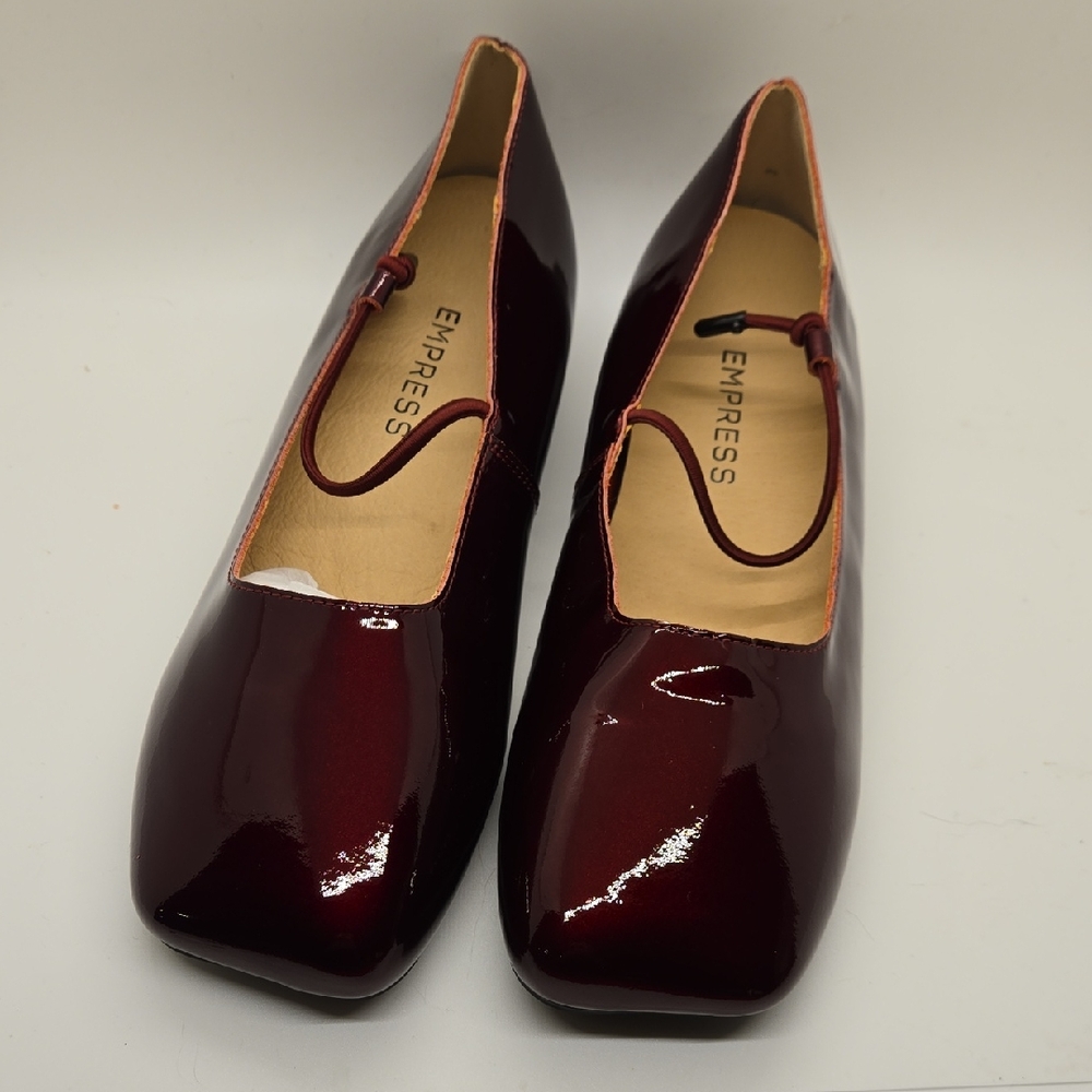 Burgundy Flats for Women
